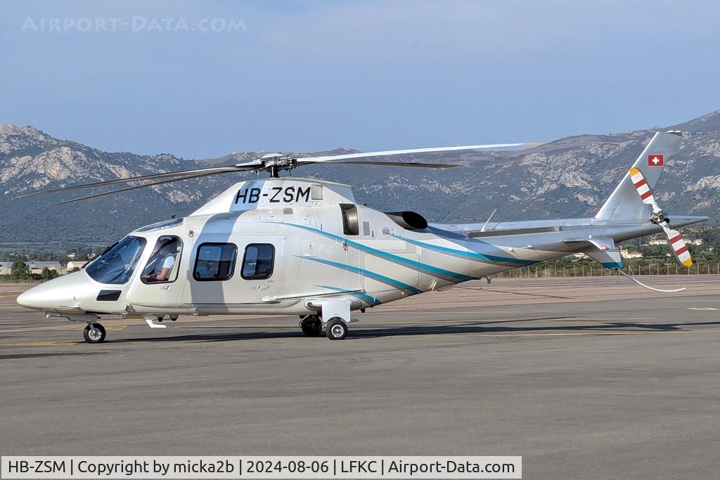 HB-ZSM, 2009 Agusta A-109S Grand C/N 22129, Parked
