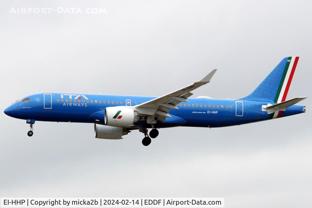 EI-HHP, Airbus A220-371 C/N 55248, Landing