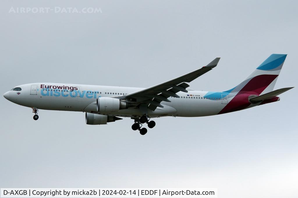 D-AXGB, 2005 Airbus A330-202 C/N 684, Landing