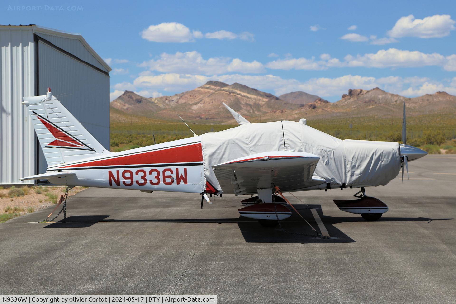 N9336W, 1968 Piper PA-28-235 C/N 28-11021, Beatty airport, NV, may 2024