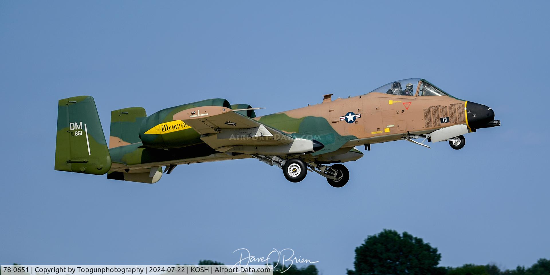 78-0651, 1978 Fairchild Republic A-10C Thunderbolt II C/N A10-0271, One of the Demo paint schemes for the A-10 Demo