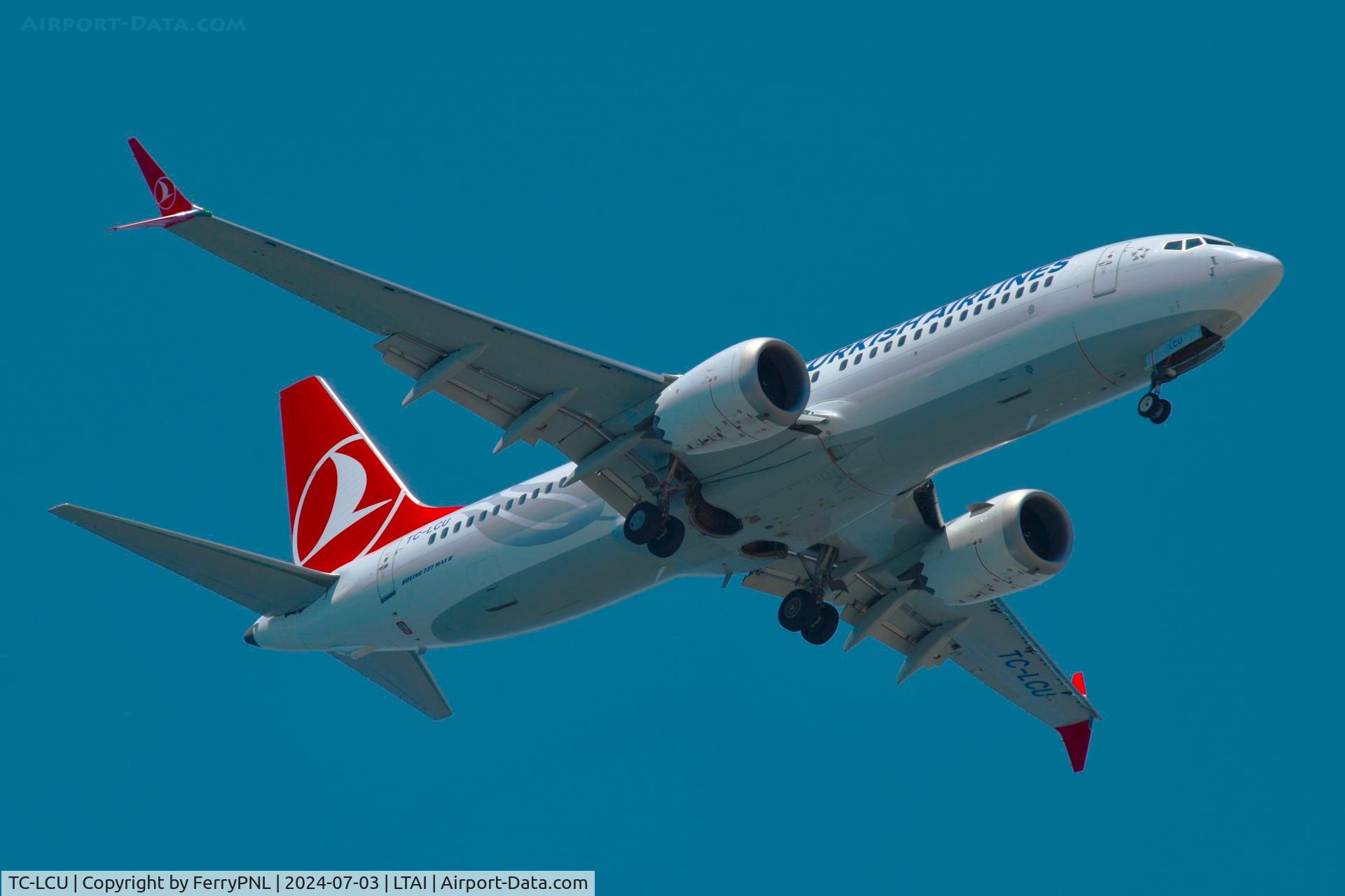 TC-LCU, 2021 Boeing 737-8 MAX C/N 60068, Turkish Airlines B738 MAX