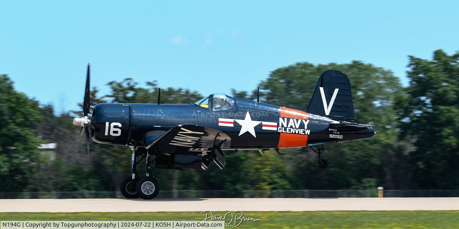 N194G, Goodyear FG-1D Corsair C/N 3311, Oshkosh24