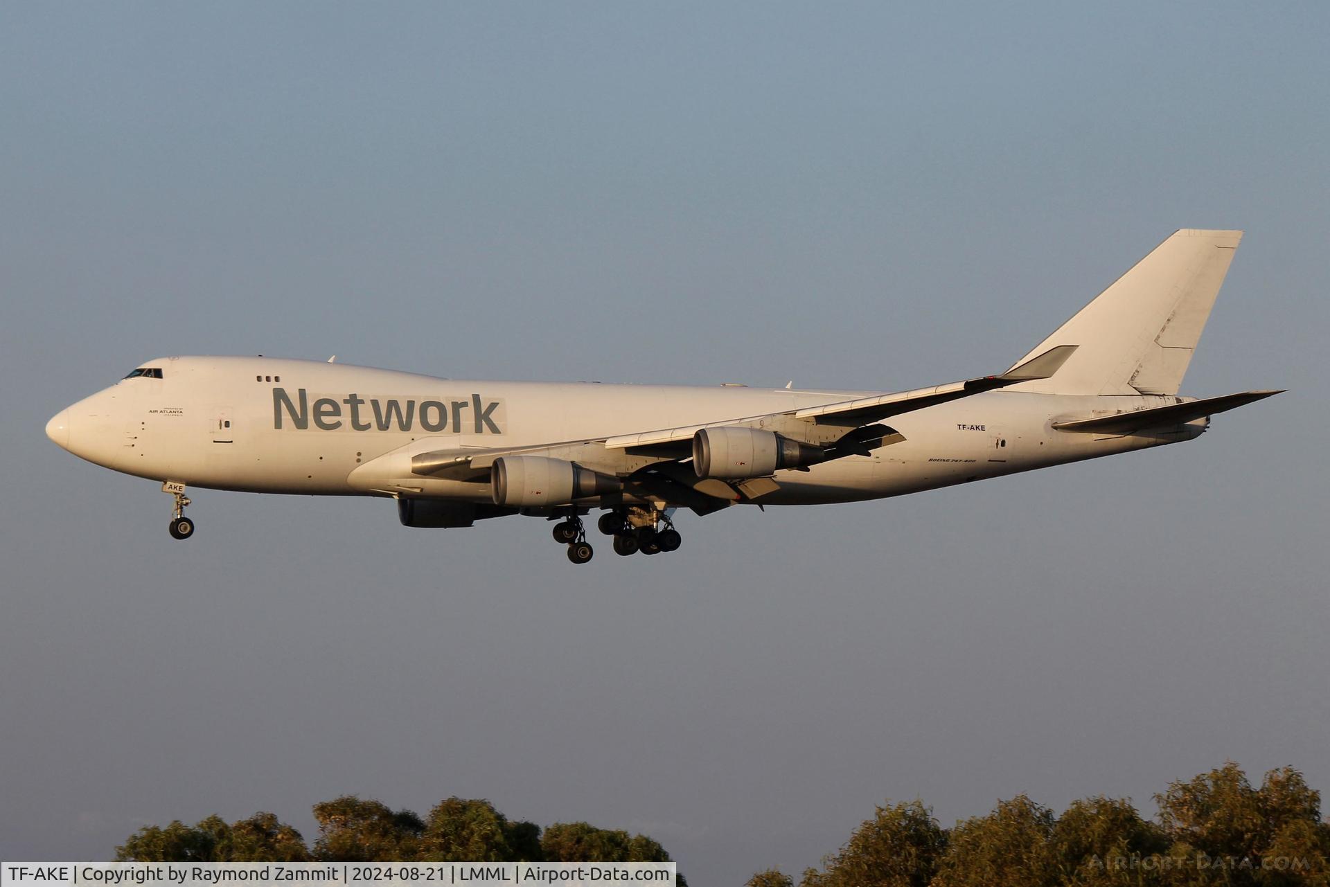 TF-AKE, 2000 Boeing 747-409F C/N 30761, B747 TF-AKE Network Aviation