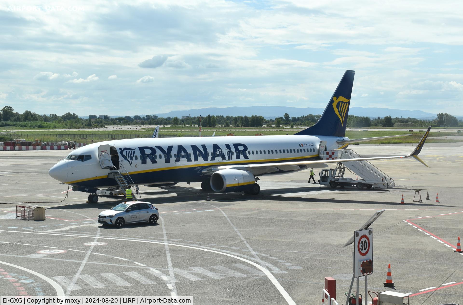 EI-GXG, 2018 Boeing 737-800 C/N 44853, Boeing 737-800 at Pisa.