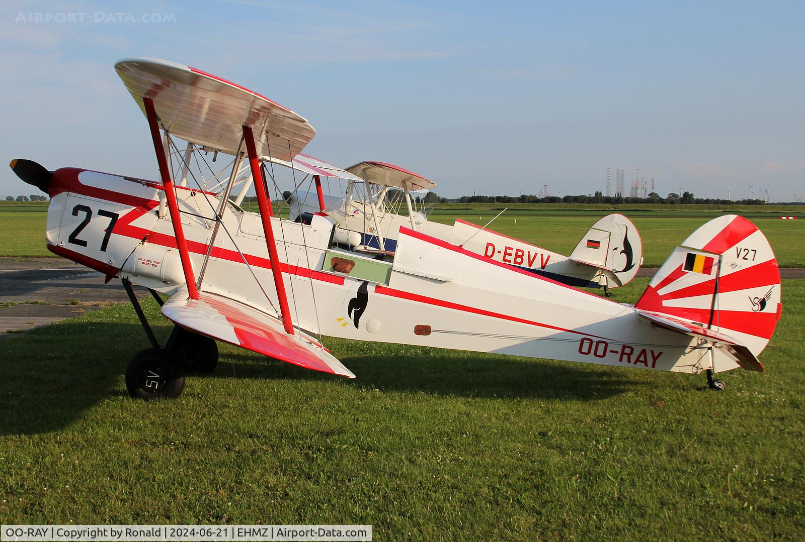 OO-RAY, 1951 Stampe-Vertongen SV-4B C/N 1169, at ehmz
