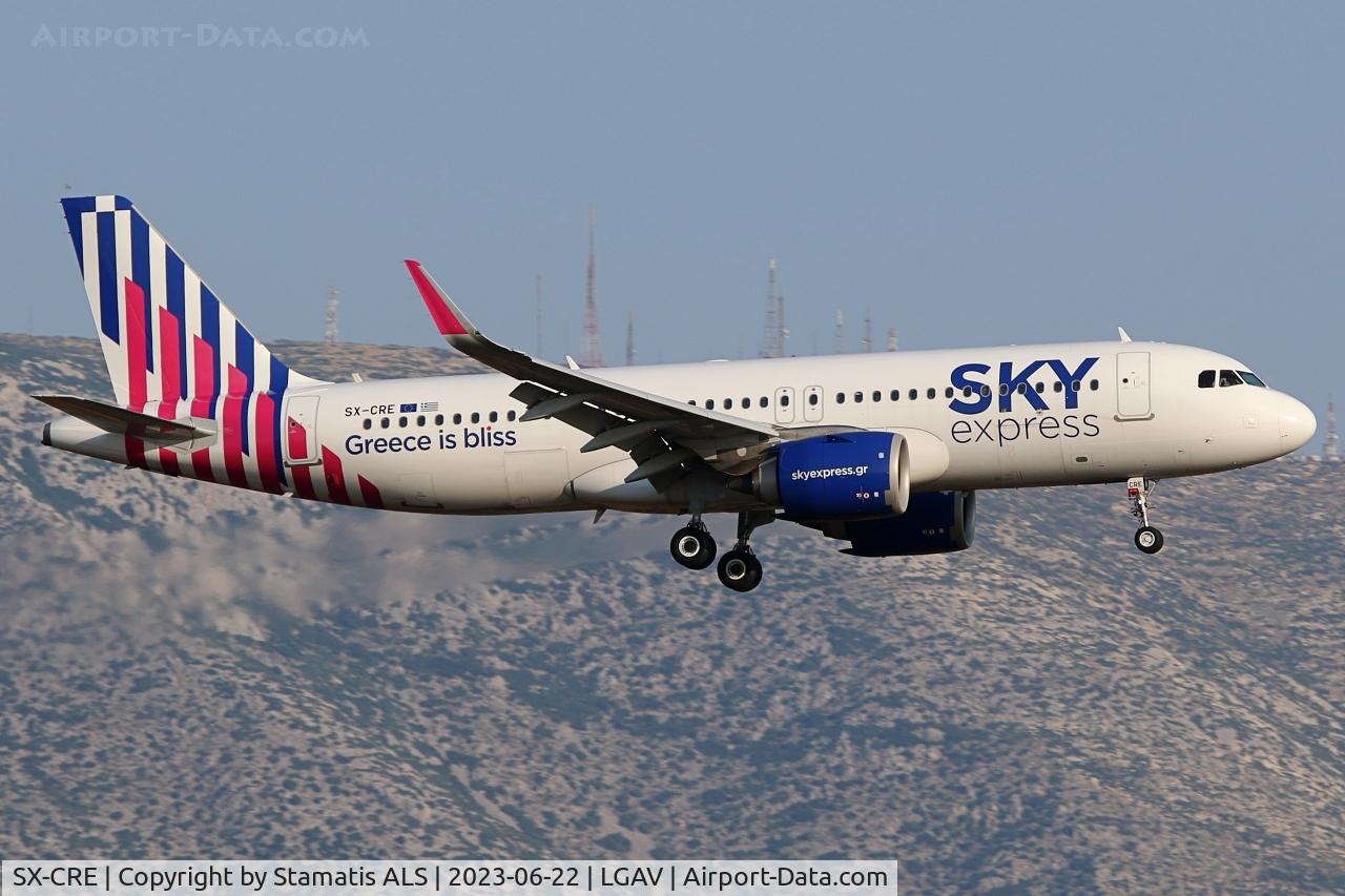SX-CRE, 2021 Airbus A320-251N C/N 10302, LGAV