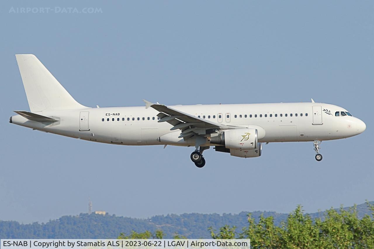 ES-NAB, AIRBUS A320-214 C/N 4347, LGAV, 03L