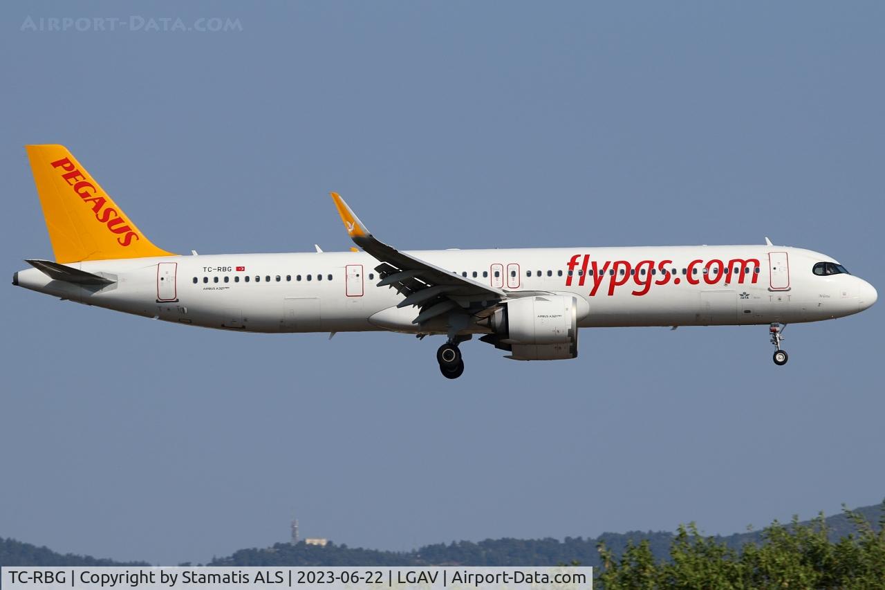 TC-RBG, 2020 Airbus A321-251NX C/N 10007, LGAV, 03L