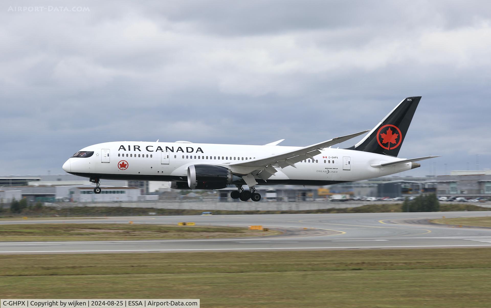 C-GHPX, 2014 Boeing 787-8 Dreamliner C/N 35261, Rwy 19L