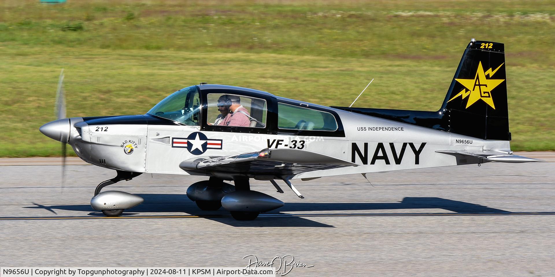 N9656U, 1975 Grumman American AA-5A Cheetah C/N AA5A-0022, VF-33 Paint Scheme