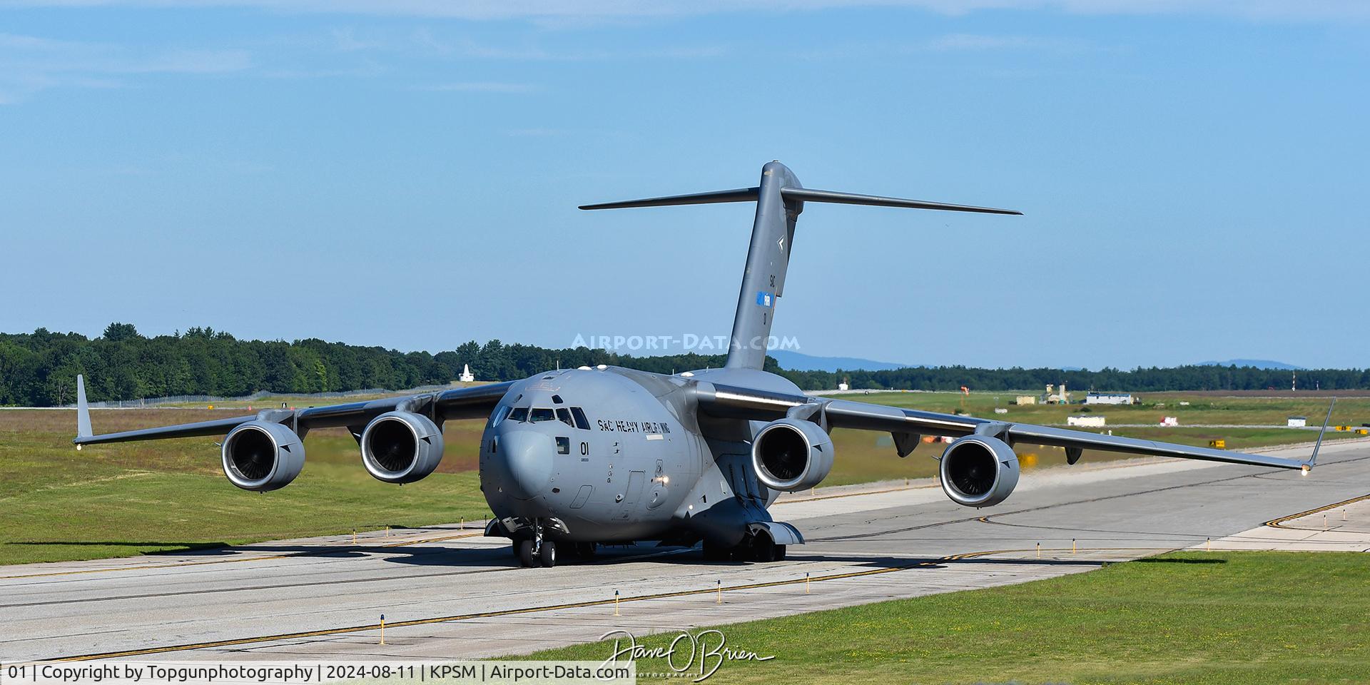 01, 2009 Boeing C-17A Globemaster III C/N SAC-01, BRK99