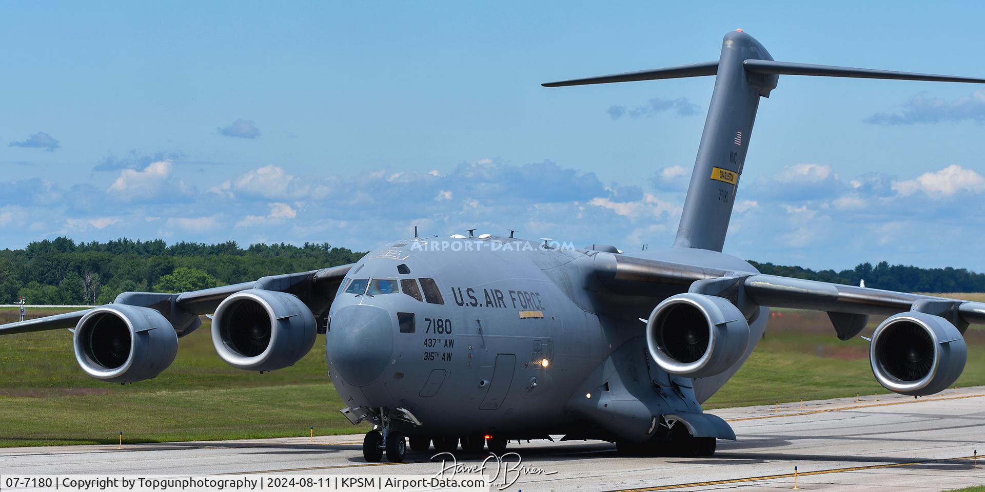 07-7180, 2008 Boeing C-17A Globemaster III C/N P-180, After topping off, REACH875 is ready to depart