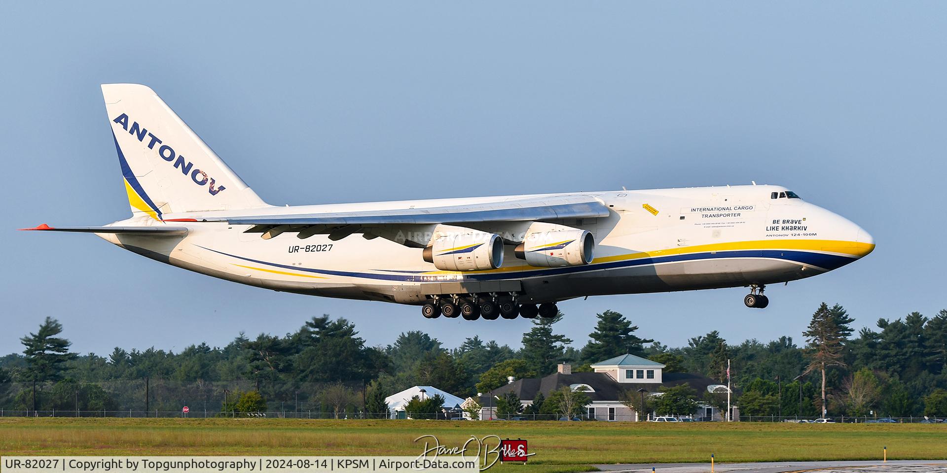 UR-82027, 1990 Antonov An-124-100 Ruslan C/N 19530502288, AN-124 back again coming in very heavy and low