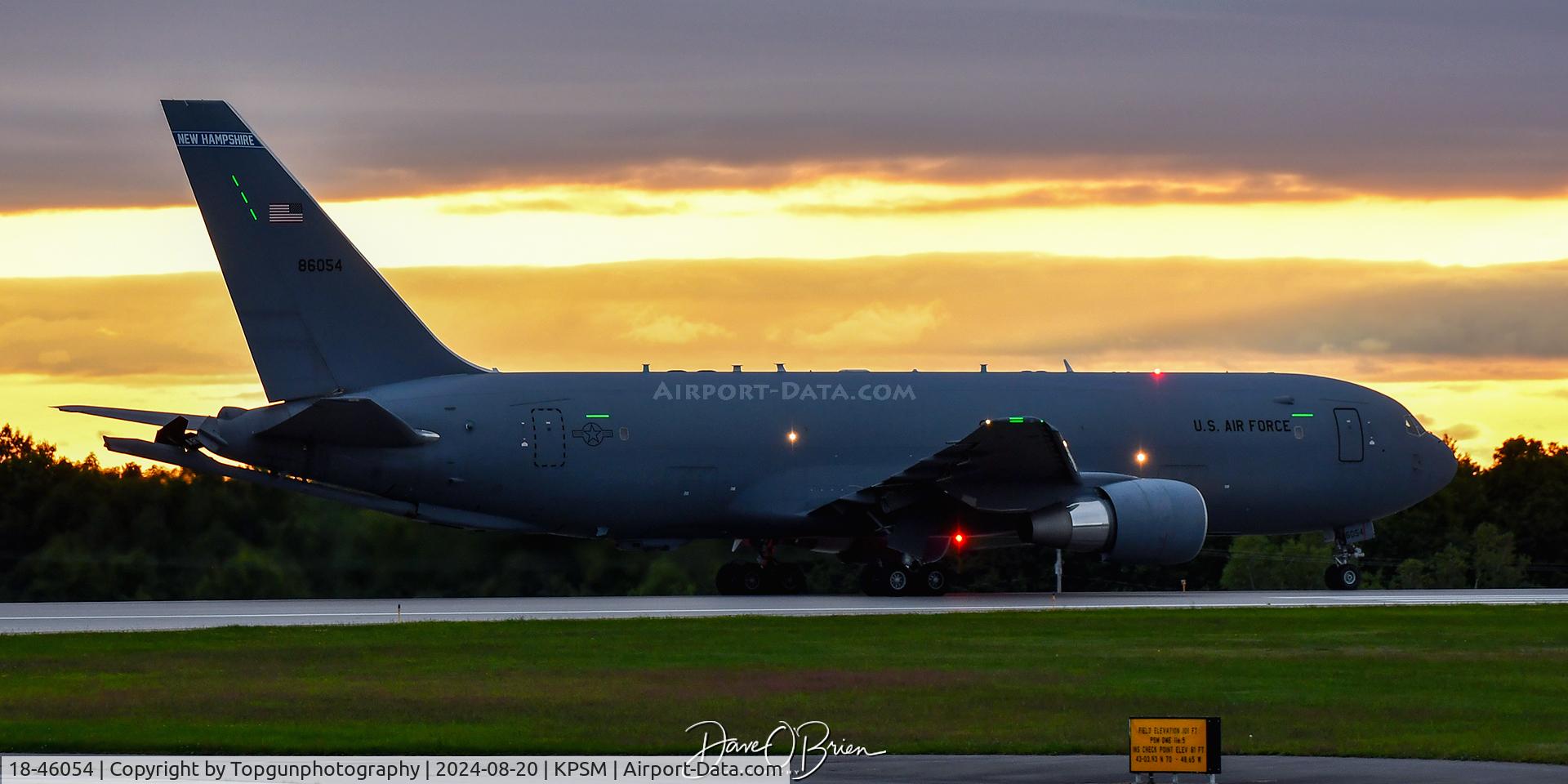 18-46054, 2017 Boeing KC-46A Pegasus C/N 41874/1200, PACK81 heading out for an evening sortie