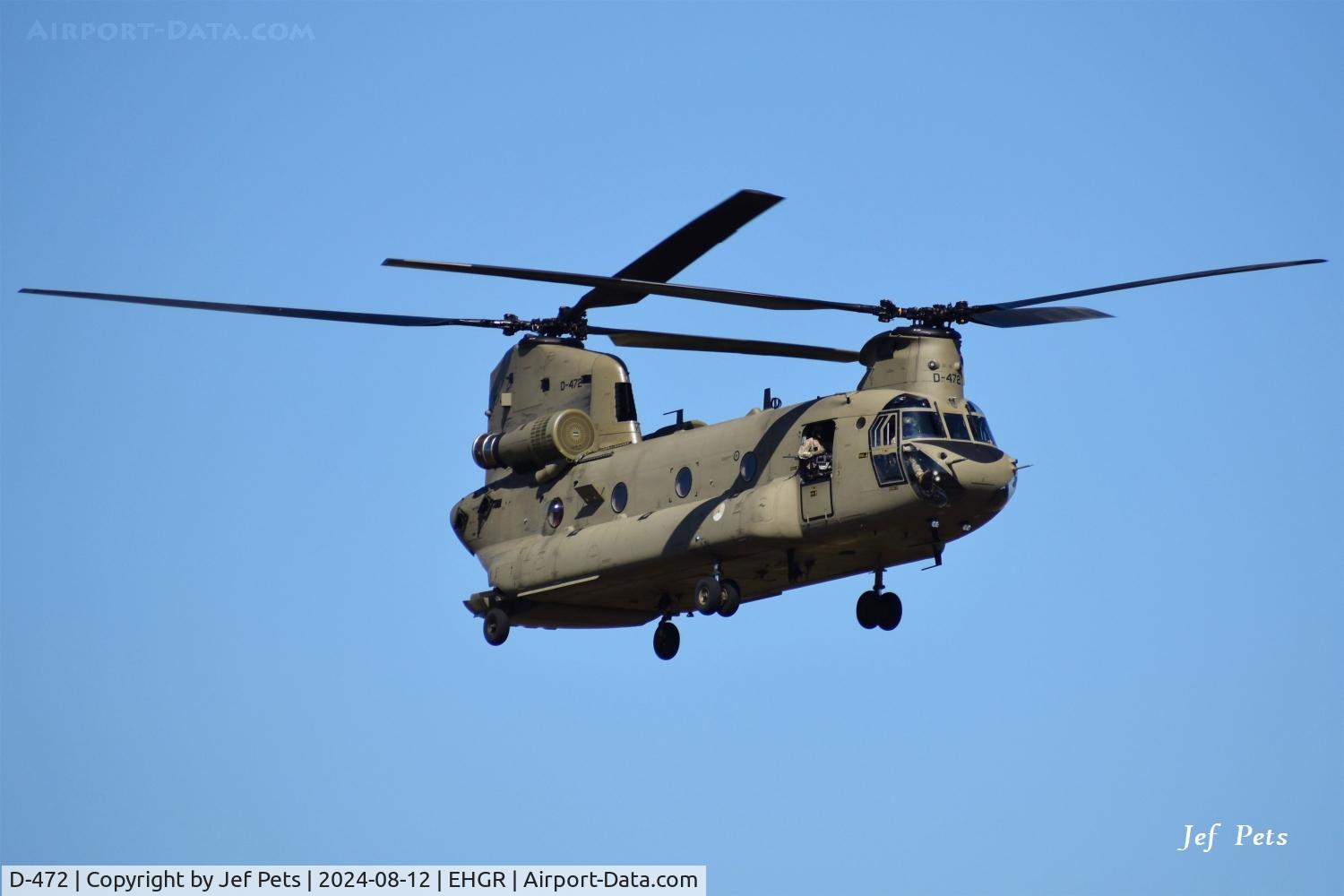 D-472, 2020 Boeing CH-47F Chinook C/N M.7472, At Gilze-Rijen.