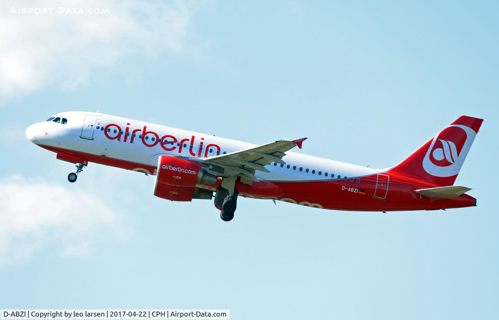 D-ABZI, 2007 Airbus A320-216 C/N 3328, Copenhagen 22.4.2017