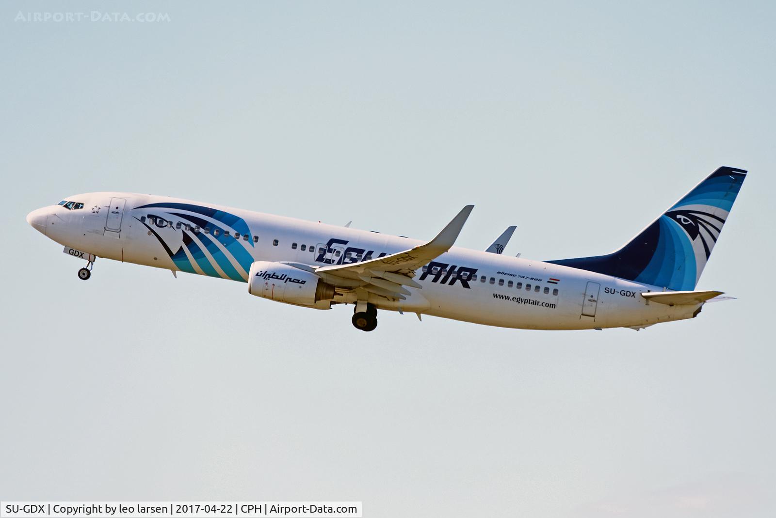 SU-GDX, 2010 Boeing 737-866 C/N 40757, Copenhagen 22.4.2017