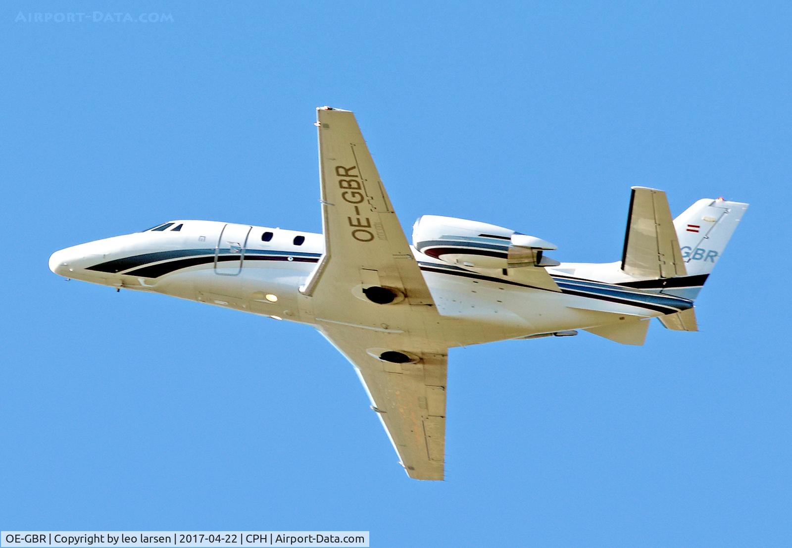 OE-GBR, 2007 Cessna 560XL C/N 560-5749, Copenhagen 22.4.2017