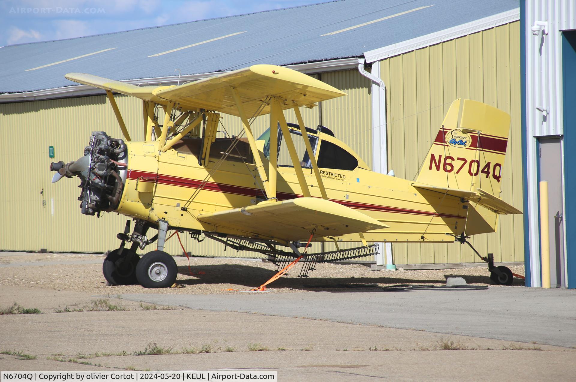 N6704Q, 1977 Grumman-Schweizer G-164B C/N 220B, may 2024