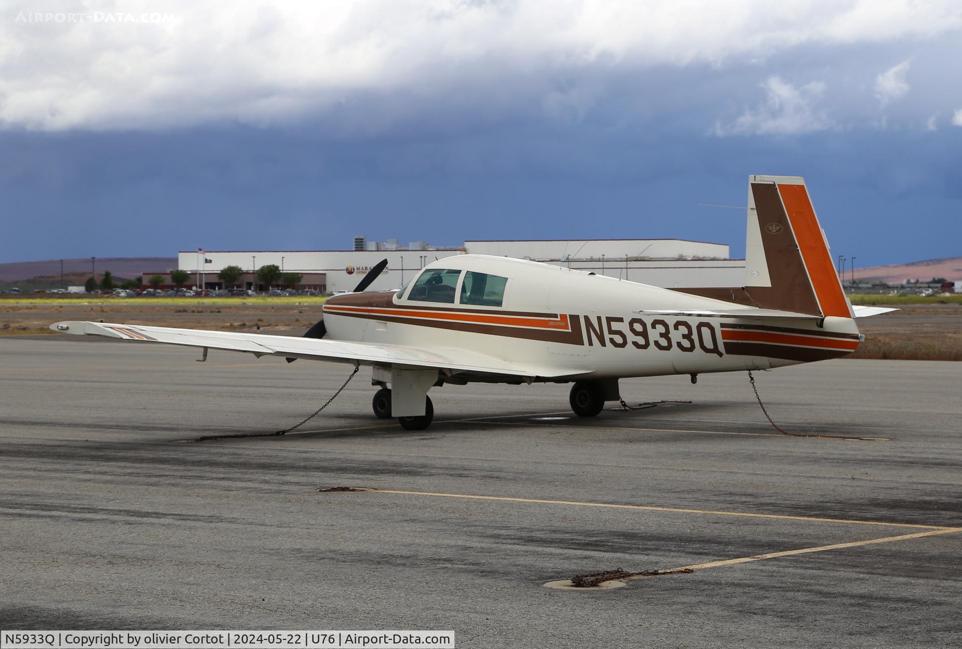 N5933Q, 1965 Mooney M20C Ranger C/N 3177, may  2024