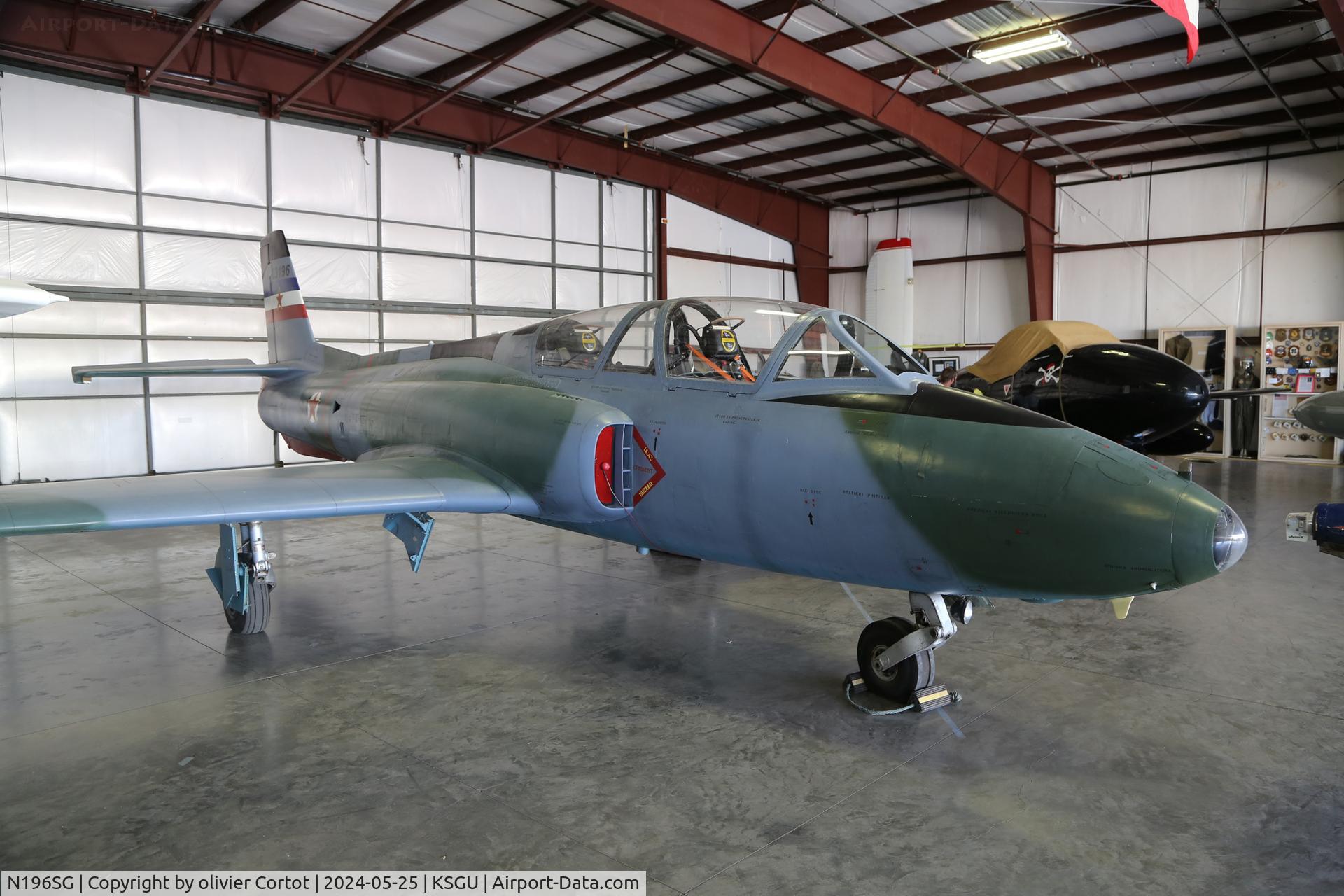 N196SG, 1969 Soko G-2 Galeb C/N 23196, Waiting for an engine overhaul