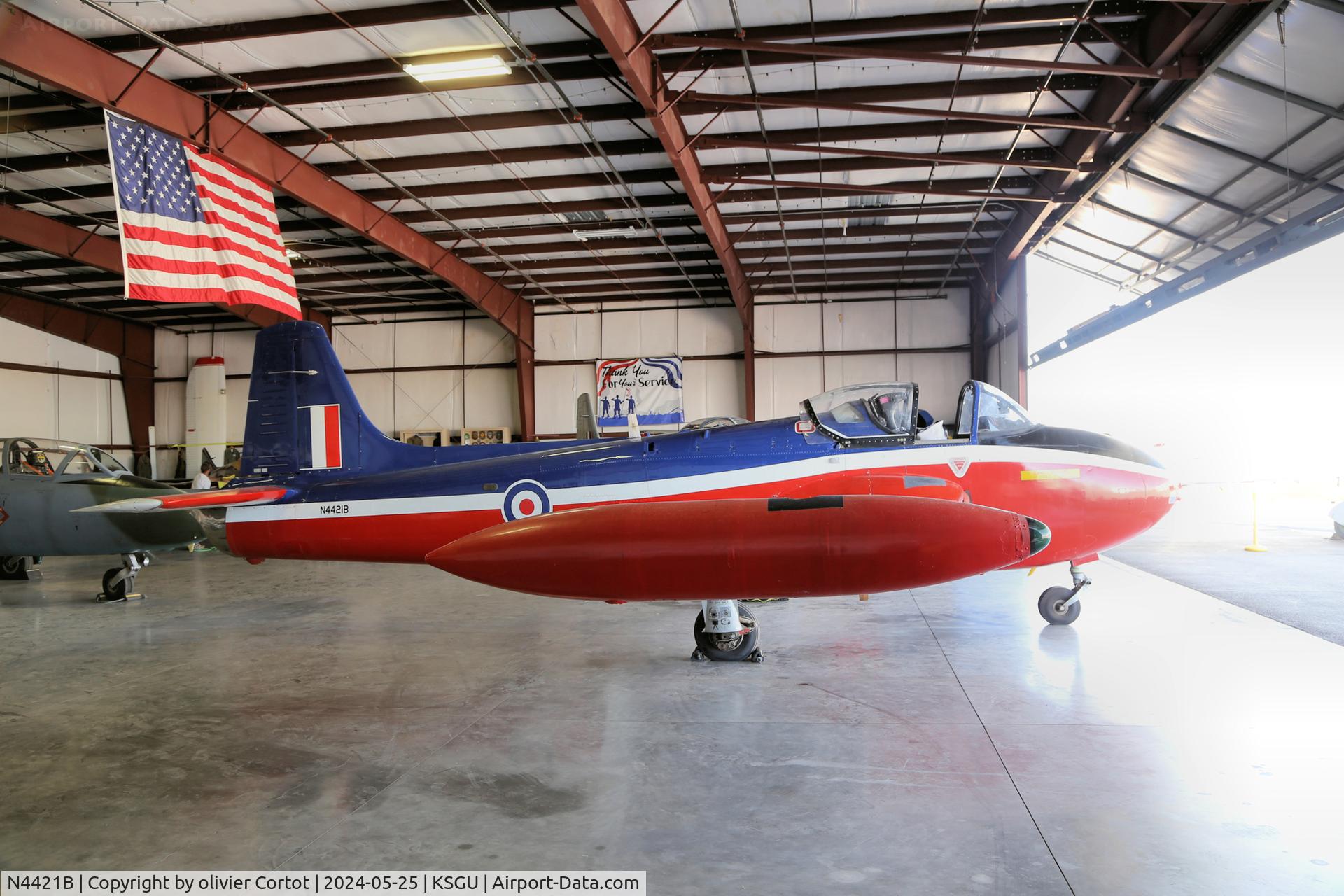N4421B, 1961 BAC 84 Jet Provost T.3A C/N PAC/W/11803, Western sky aviation museum