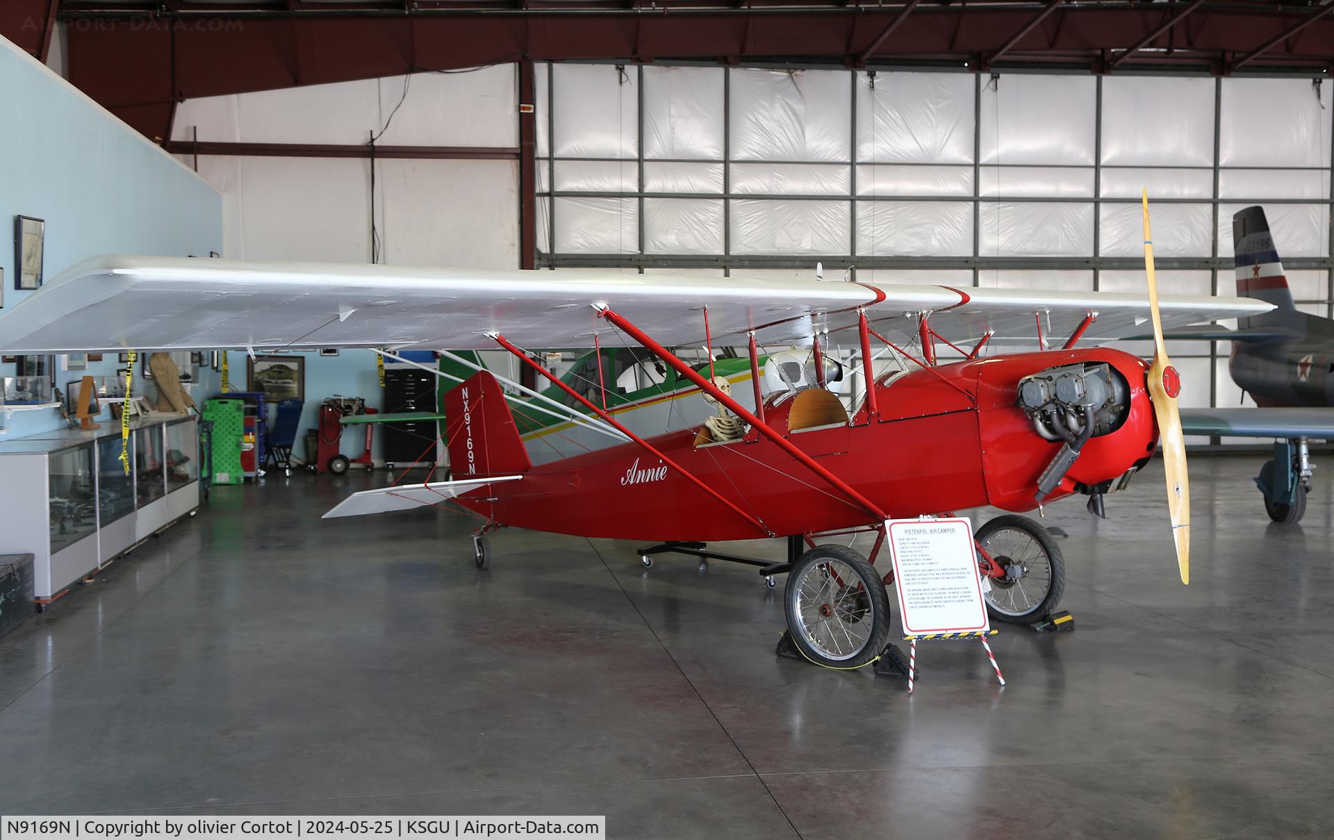 N9169N, 2002 Pietenpol (Grega) GN-1 Air Camper C/N 3004, Western aviation museum