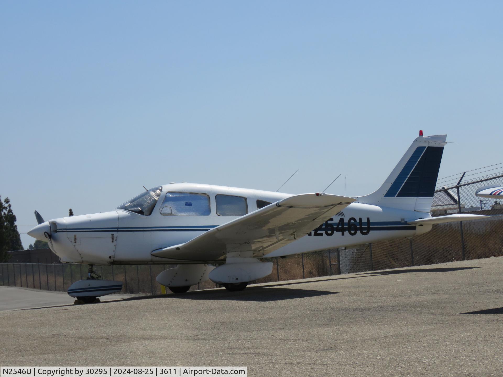 N2546U, 1979 Piper PA-28-161 C/N 28-8016033, Parked