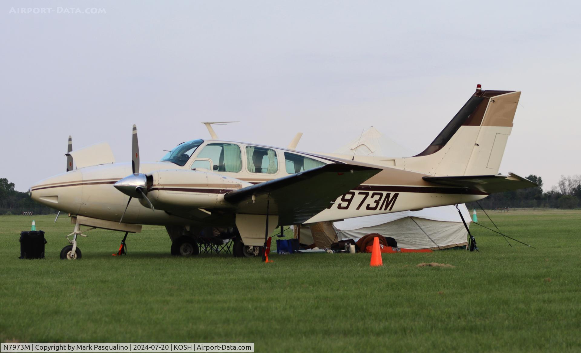 N7973M, 1966 Beech C55 Baron (95-C55) C/N TE-208, Beech C55