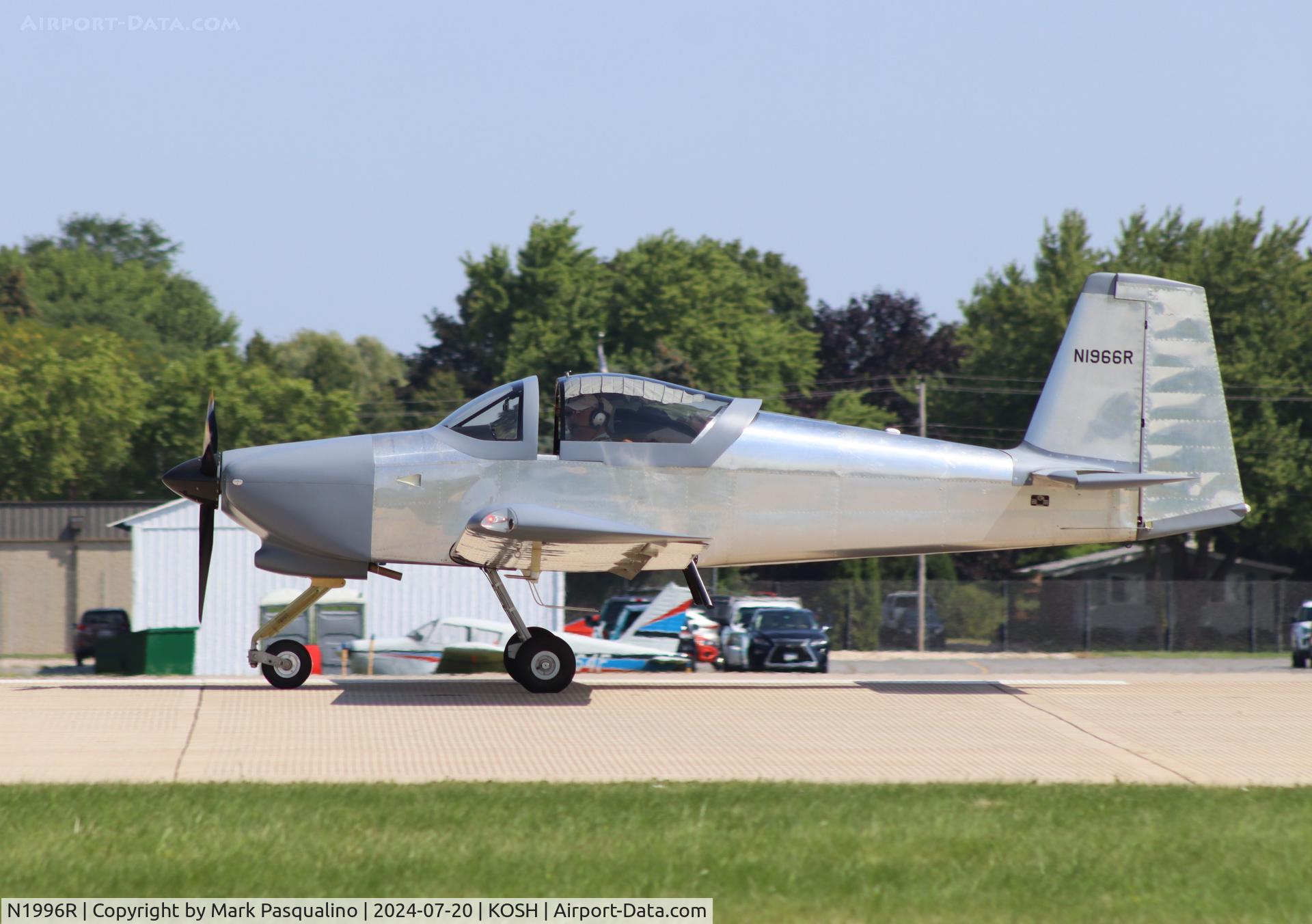 N1996R, Kolb Mk III C/N M-1045, Vans RV-9A