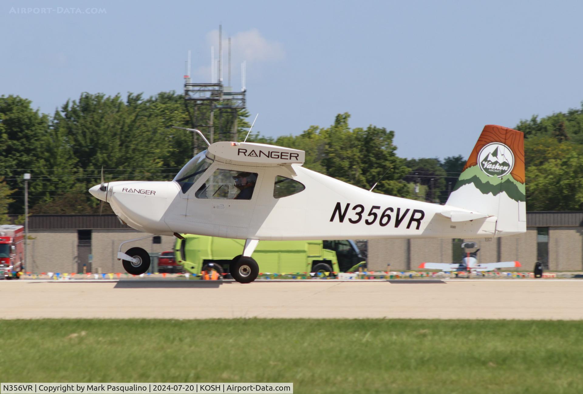 N356VR, VASHON AIRCRAFT RANGER R7 C/N 10208, Vashon Aircraft Ranger R7