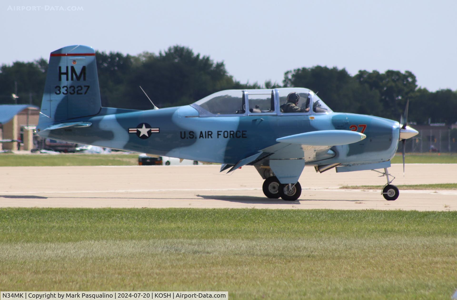 N34MK, 1953 Beech A45 C/N G-88, Beech T-34A