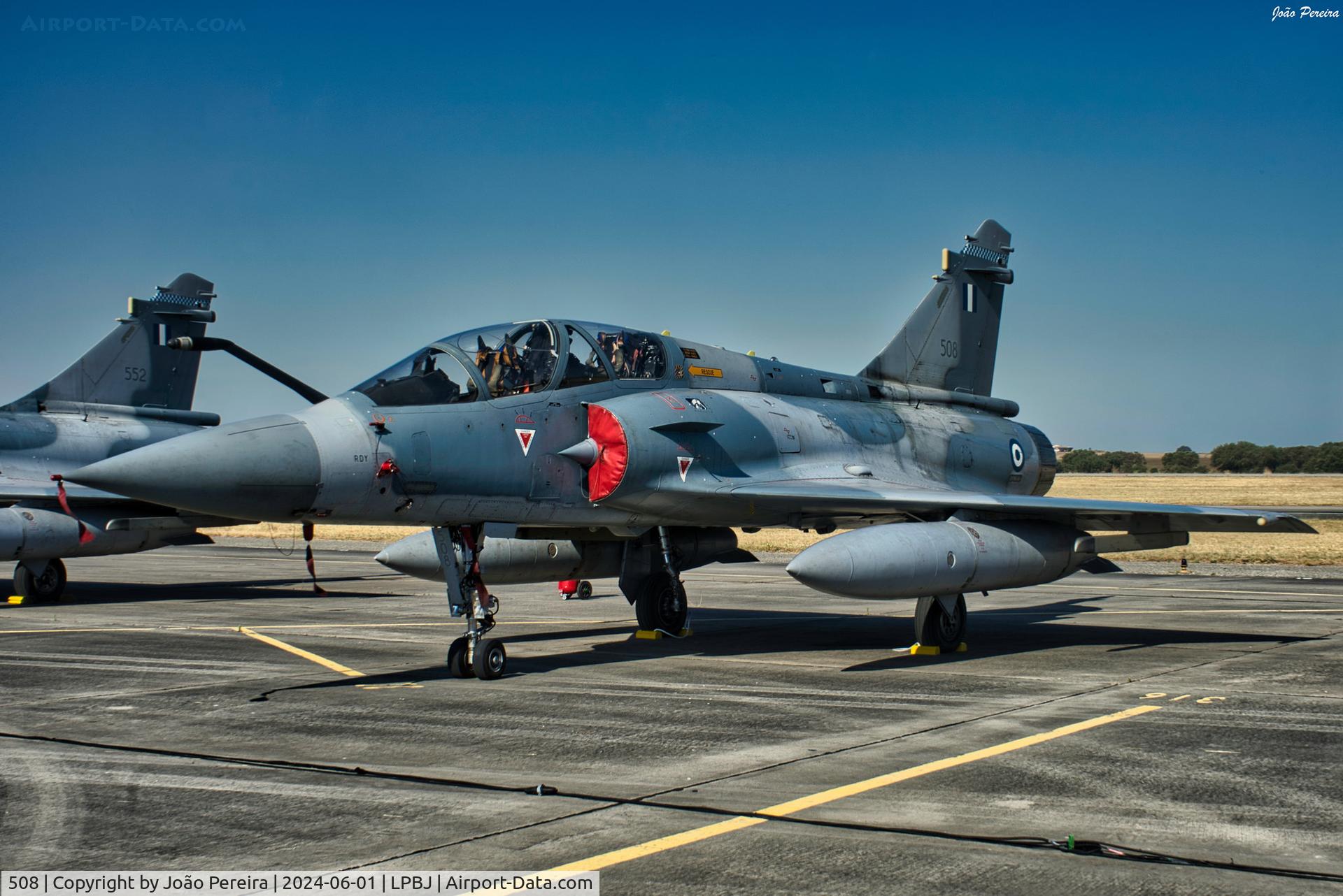 508, Dassault Mirage 2000-5BG C/N 0000, Greece AF Mirage 2000 at LPBJ
