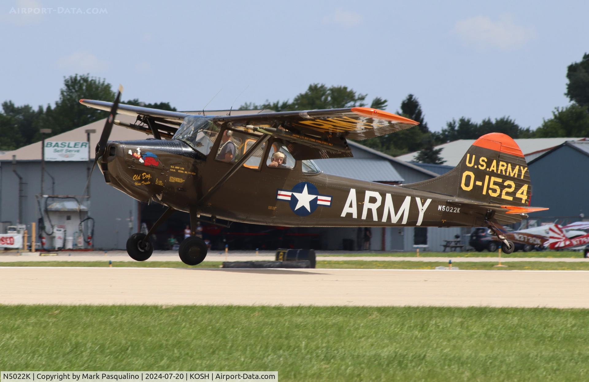 N5022K, 1951 Cessna L-19A Bird Dog C/N 21198, Cessna L-19A