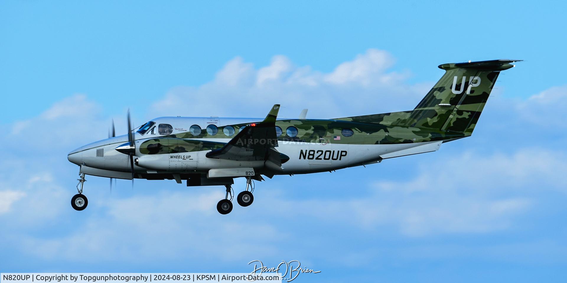 N820UP, 2014 Beechcraft B350i King Air C/N FL-905, Wheels Up Camo Scheme