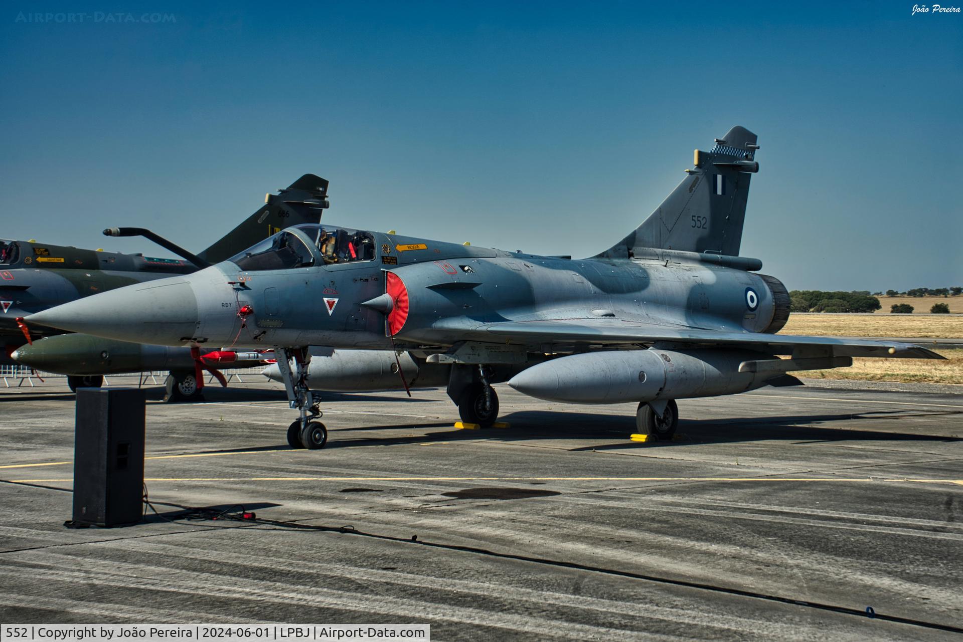 552, Dassault Mirage 2000-5EG C/N 552, Greece Air Force Mirage 2000 at LPBJ