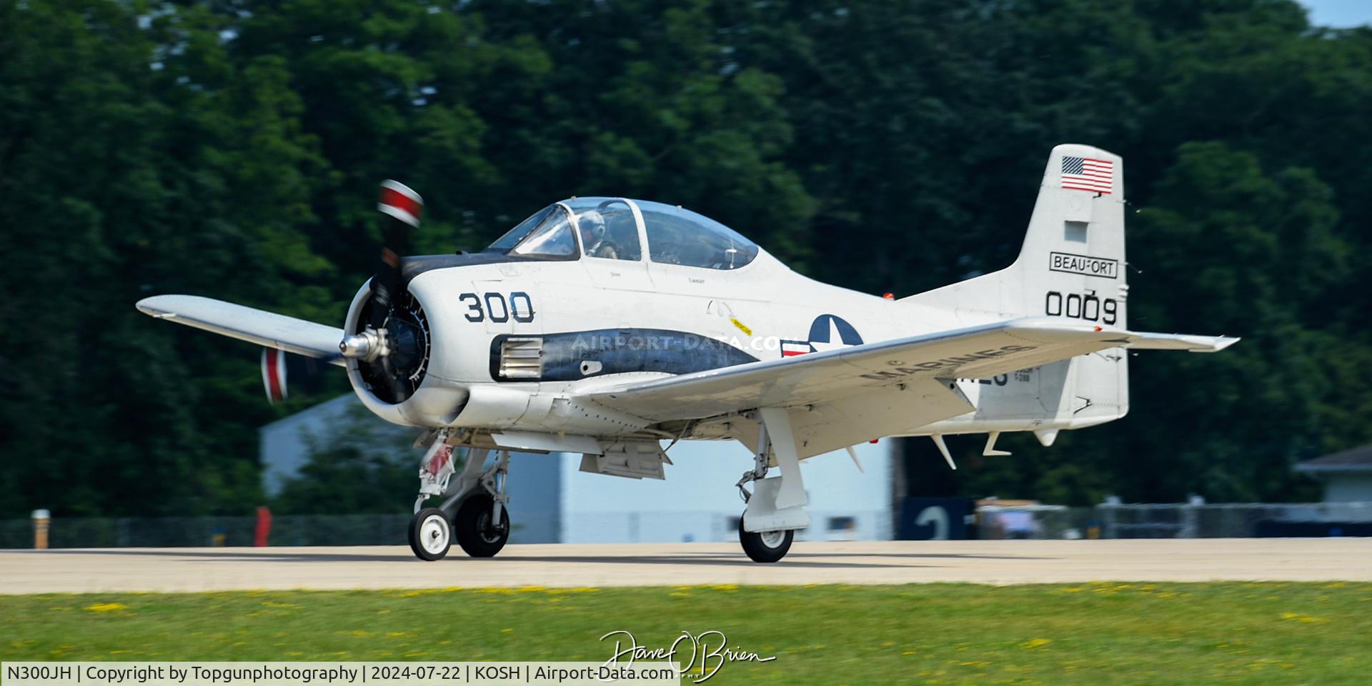 N300JH, 1955 North American T-28B Trojan C/N 219-8, Oshkosh 24