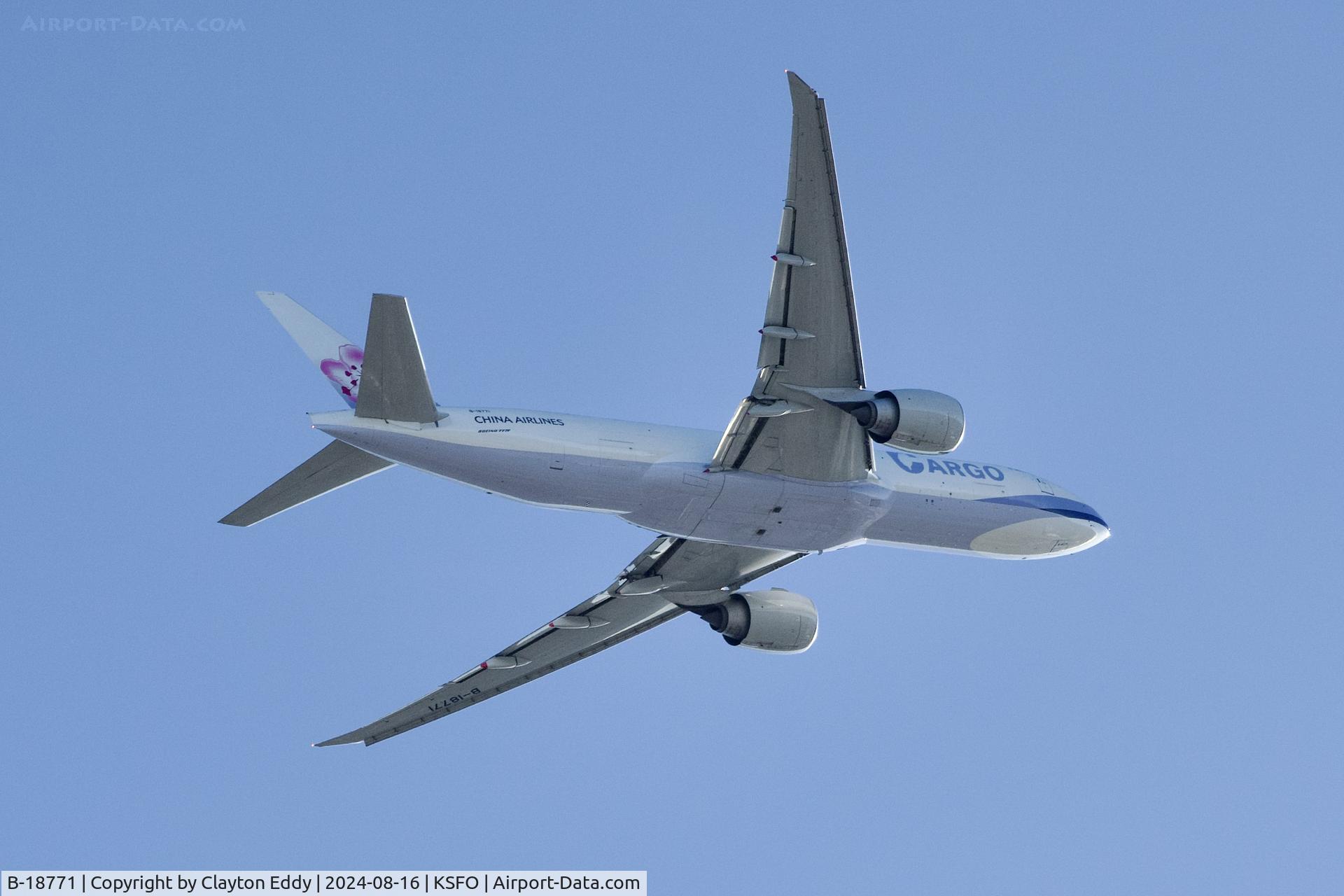 B-18771, 2020 Boeing 777-F09 C/N 66890, SFO 2024.
