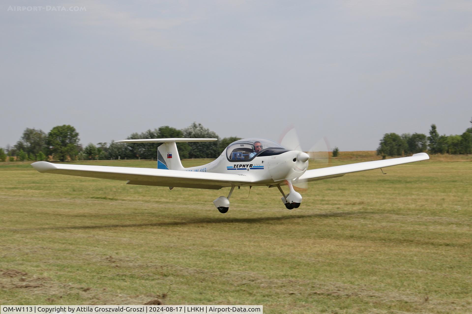 OM-W113, 2001 ATEC 122 Zephyr 2000 C/N Z-020697, LHKH - Kiskunfélegyháza Airport, Hungary