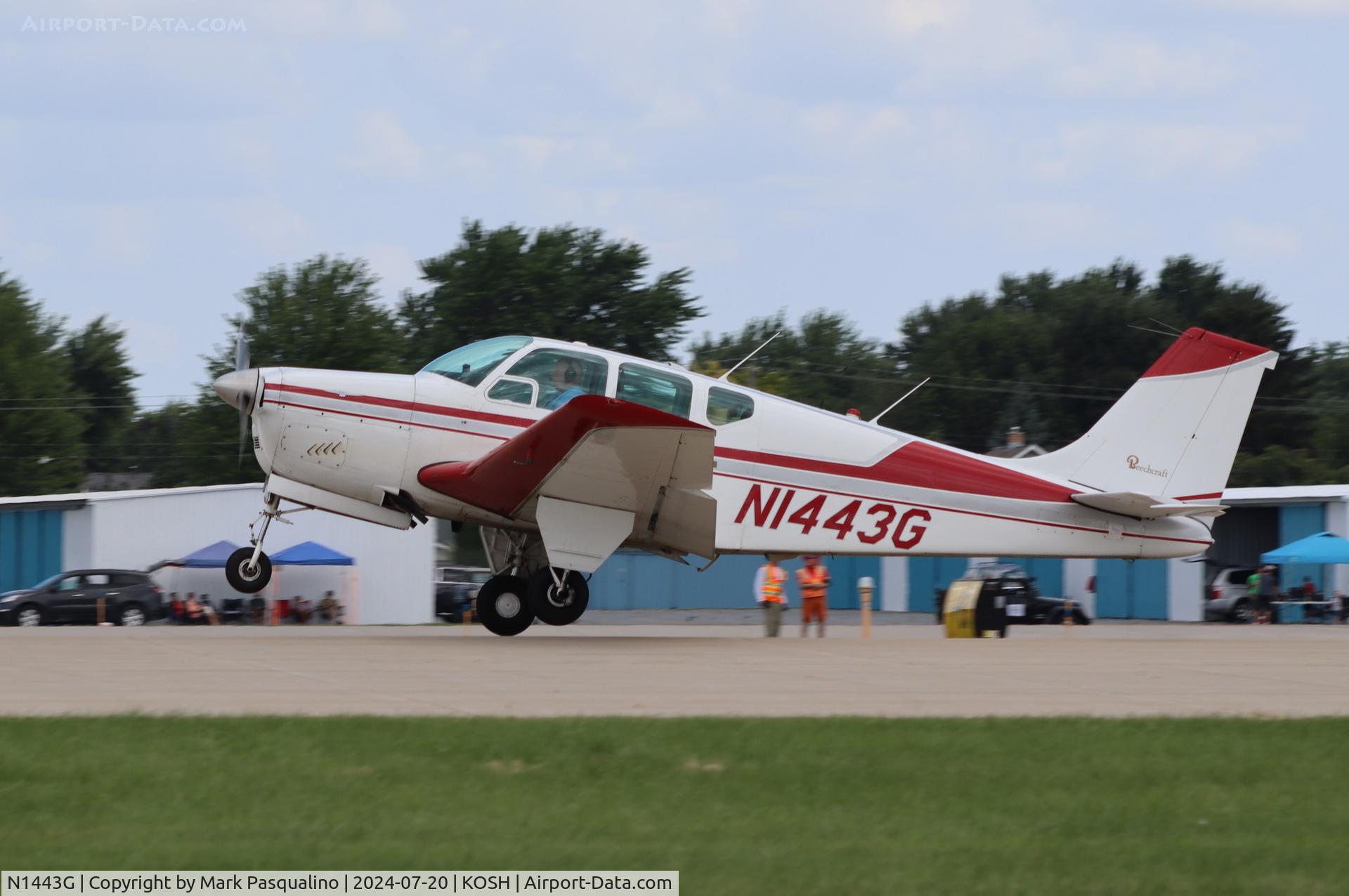 N1443G, 1962 Beech 35-B33 Debonair C/N CD-518, Beech B33
