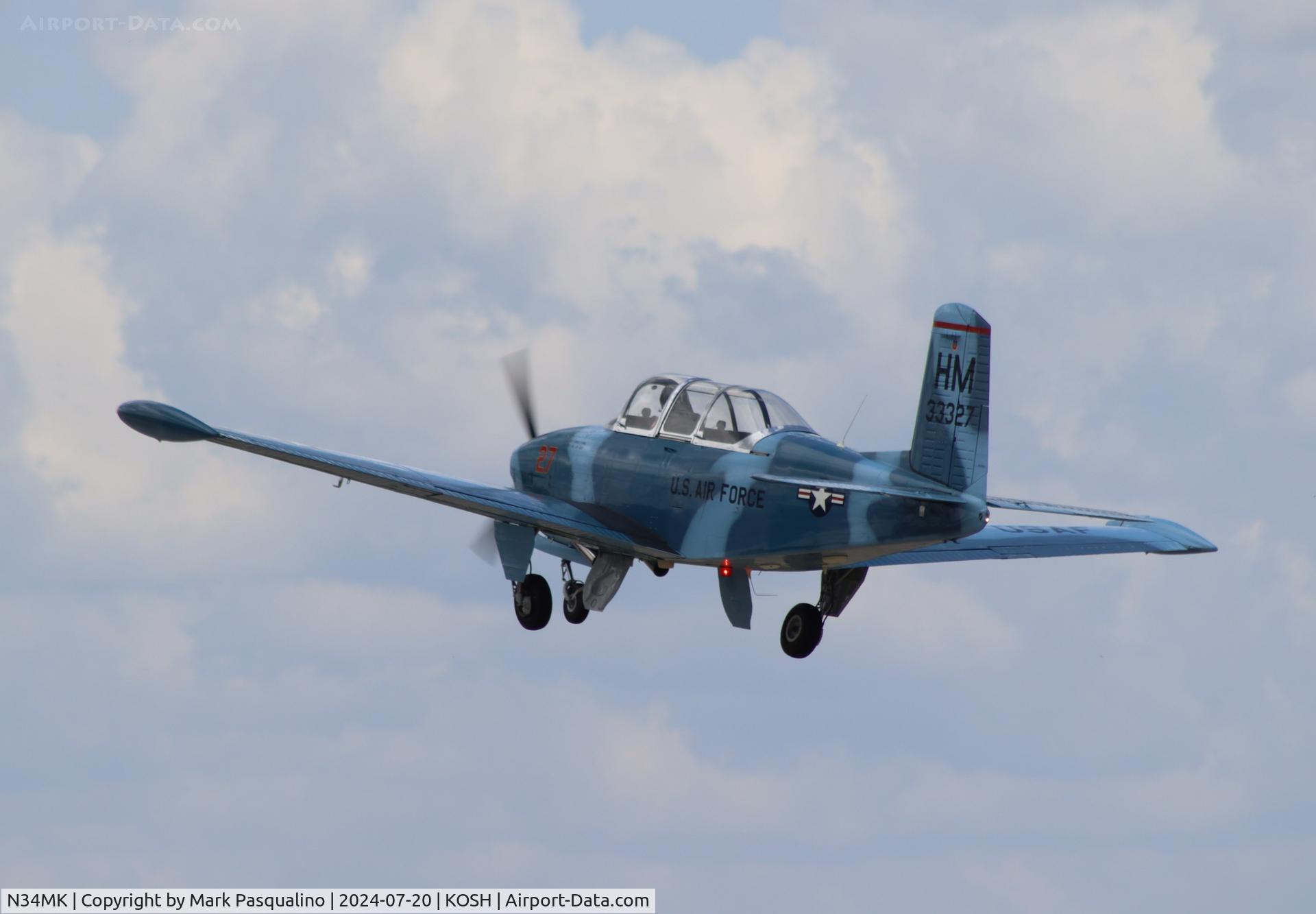 N34MK, 1953 Beech A45 C/N G-88, Beech T-34A