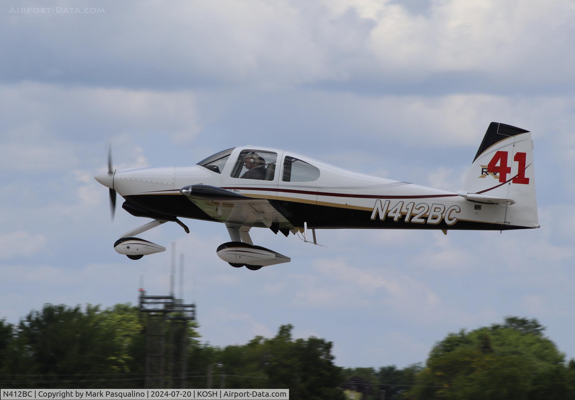 N412BC, 2017 Vans RV-10 C/N 41412, Vans RV-10