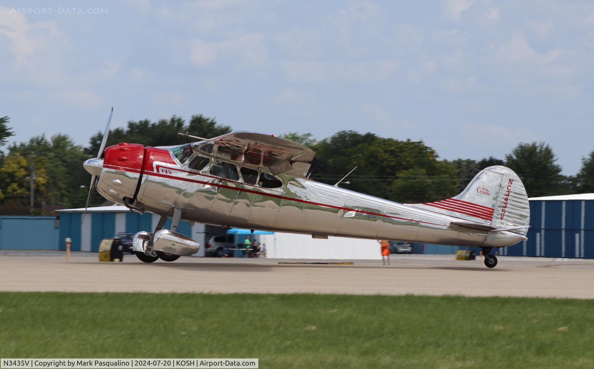 N3435V, 1948 Cessna 195 C/N 7120, Cessna 195