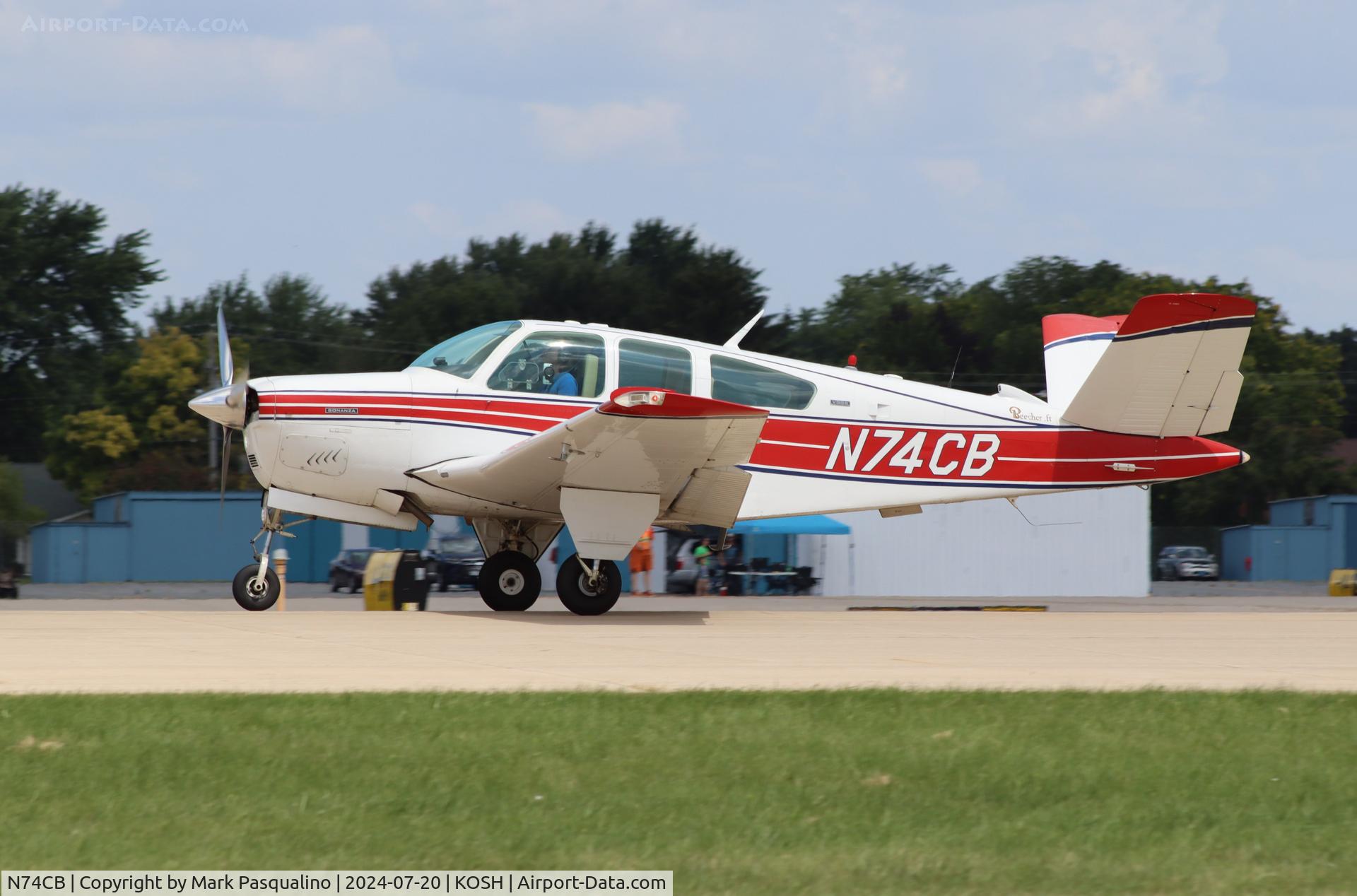 N74CB, 1974 Beech V35B Bonanza C/N D-9690, Beech V35B