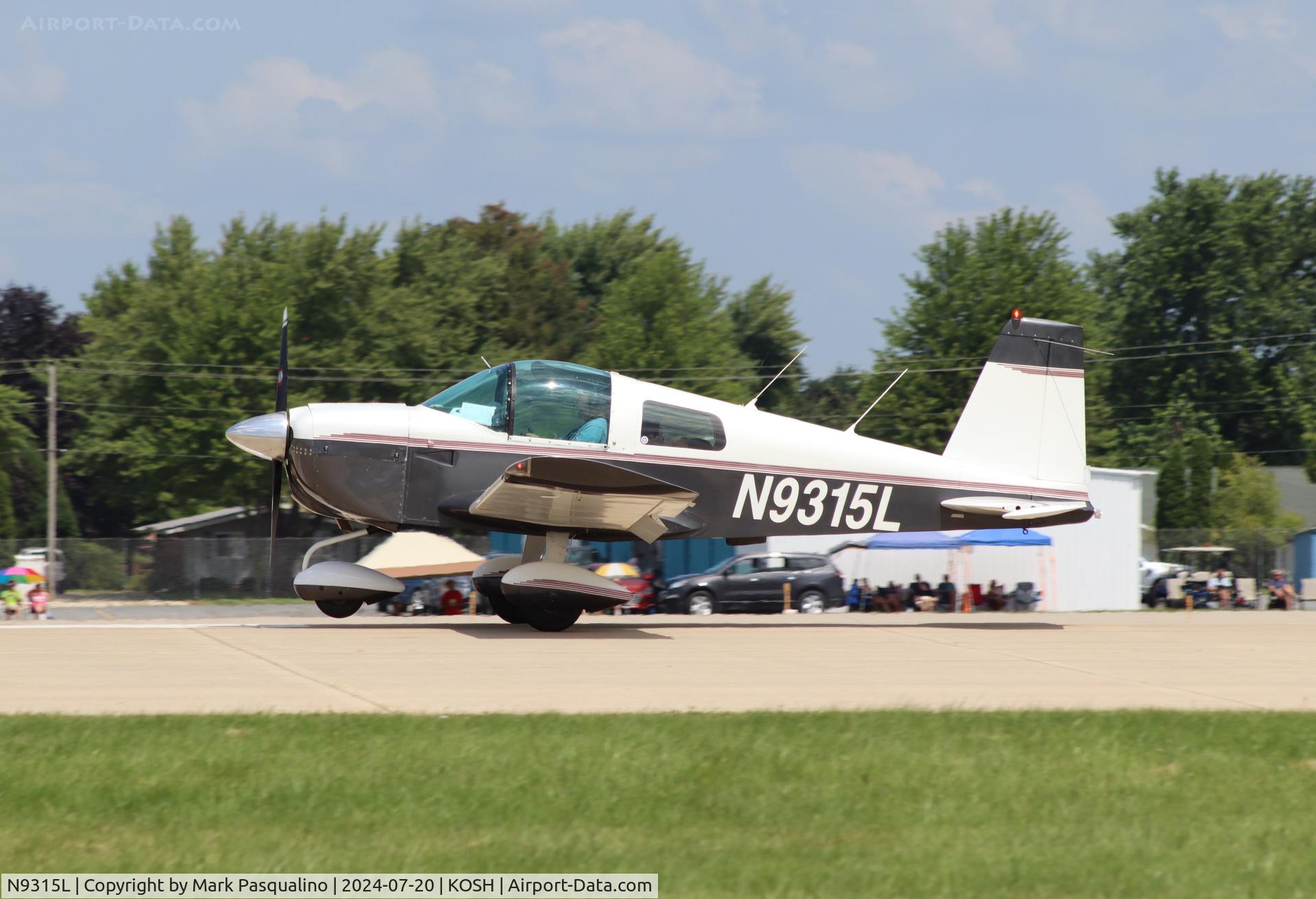 N9315L, 1971 American Aviation AA-1A Trainer C/N AA1A-0015, American Aviation AA-1A