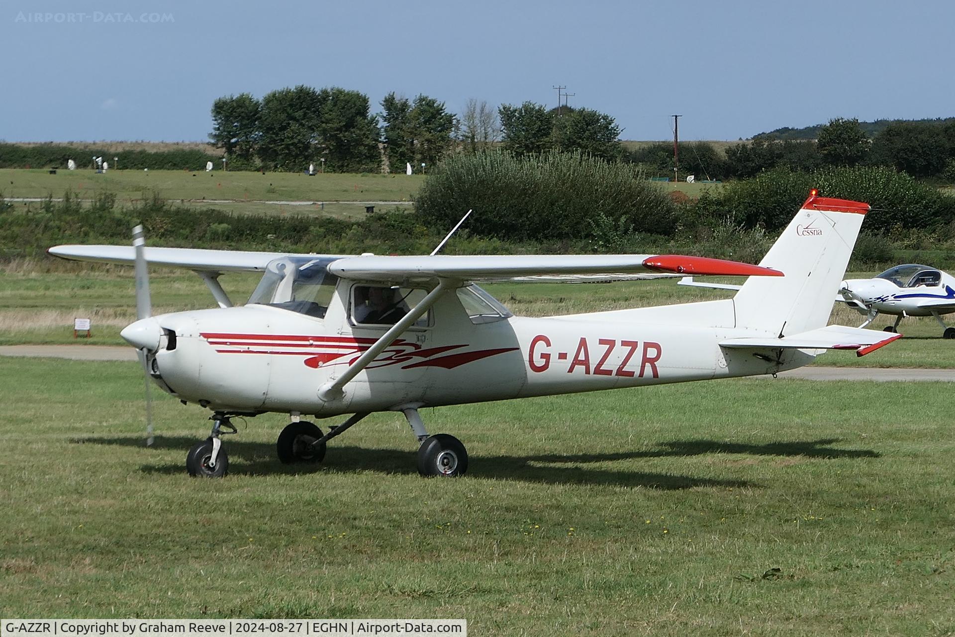 G-AZZR, 1971 Reims F150L C/N 0690, Just landed at Sandown, Isle of Wight.