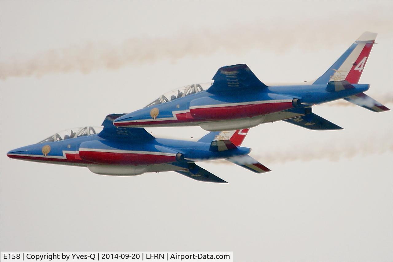 E158, Dassault-Dornier Alpha Jet E C/N E158, Dassault-Dornier Alpha Jet E (F-TERF), Athos 04 of Patrouille de France 2014, Rennes-St Jacques airport (LFRN-RNS)