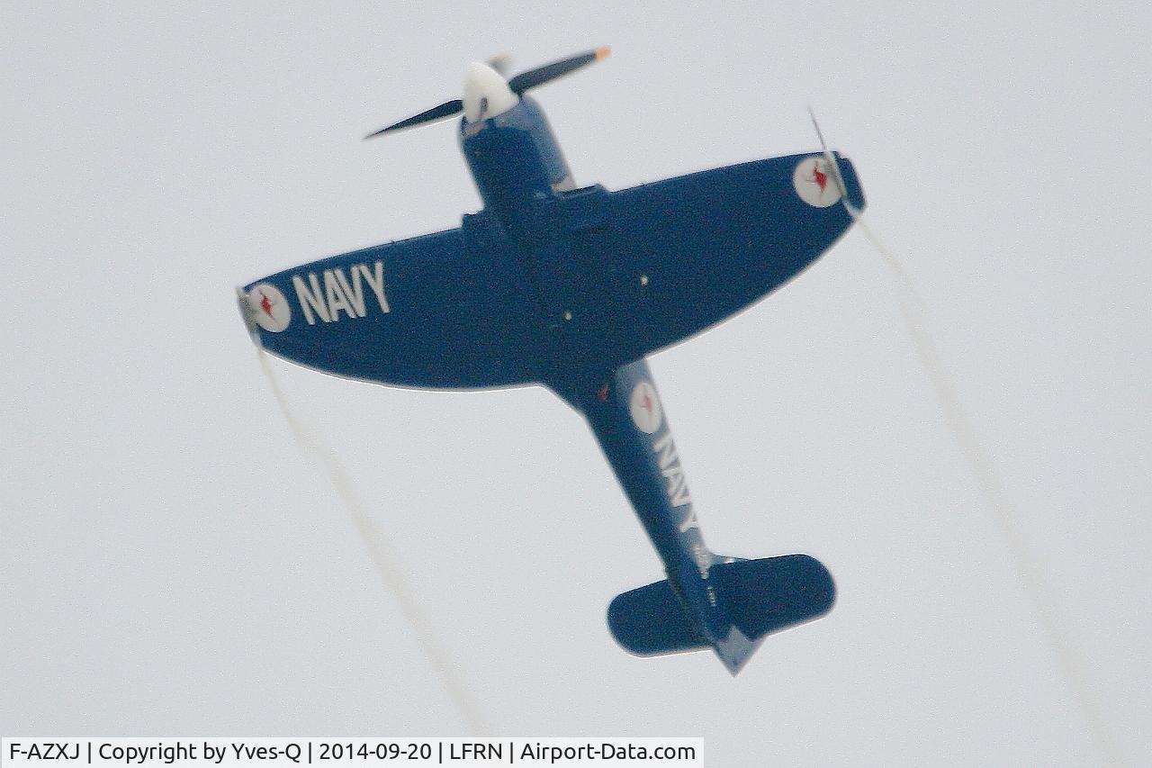 F-AZXJ, 1949 Hawker Sea Fury FB.11 C/N 37733, Hawker Sea Fury FB.11, On display, Rennes-St Jacques airport (LFRN-RNS)