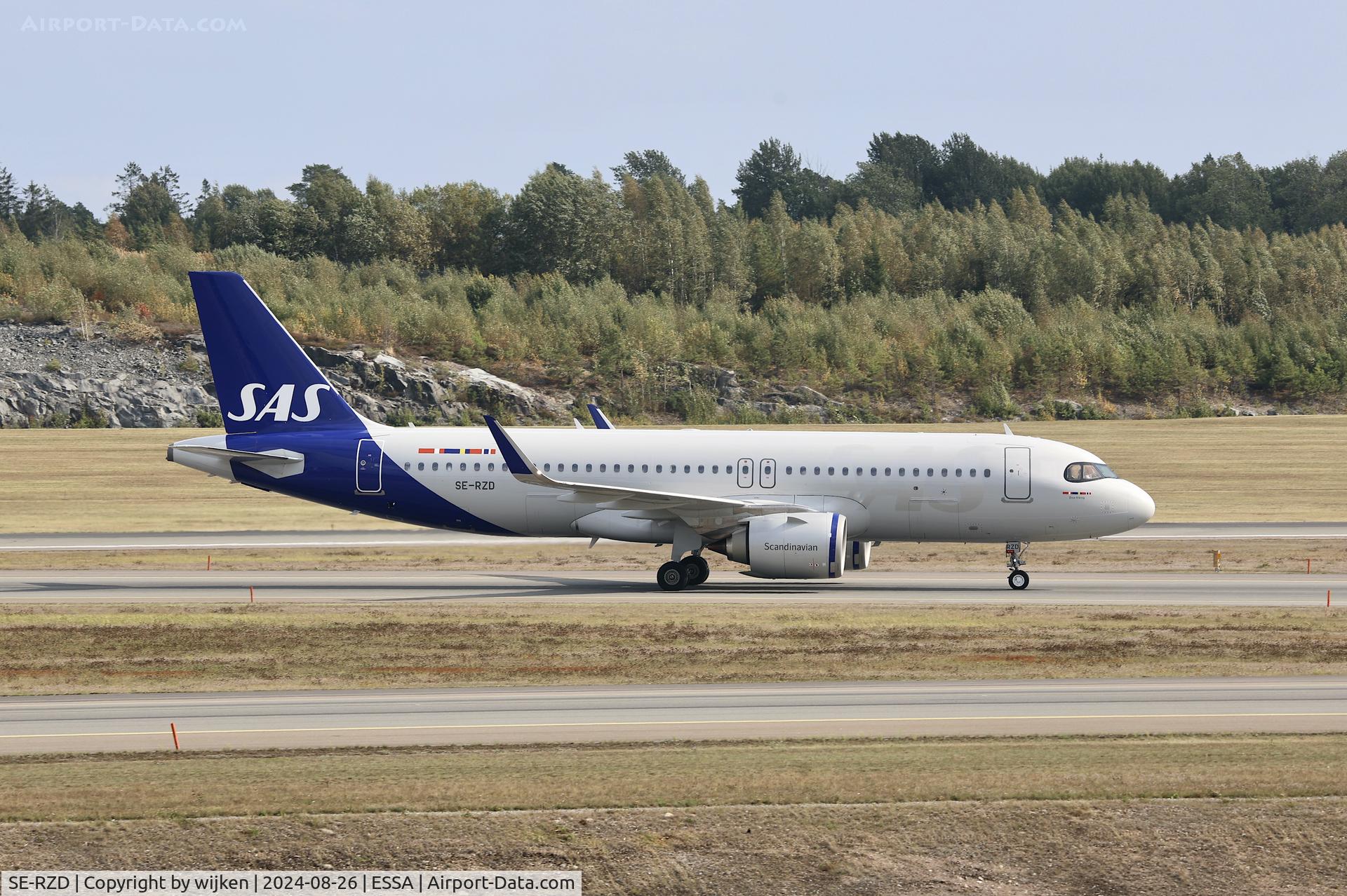 SE-RZD, 2024 Airbus A320-251N C/N 12110, Rwy 19L